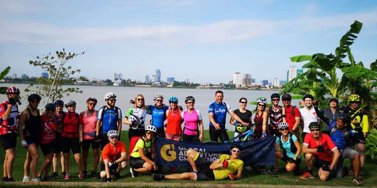 Vietnam to Cambodia Cycle Challenge - Team Photo